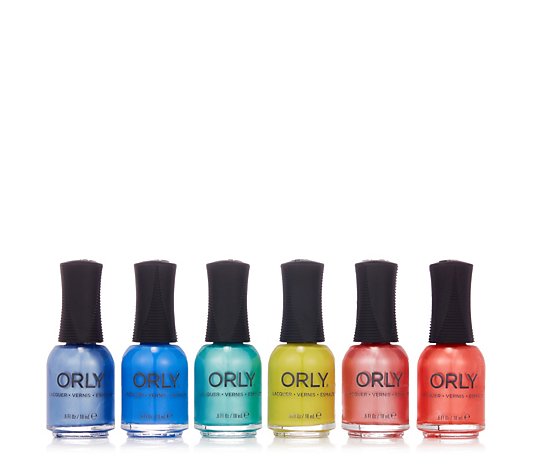 Orly 6 Piece Great Escape Nail Lacquer Collection