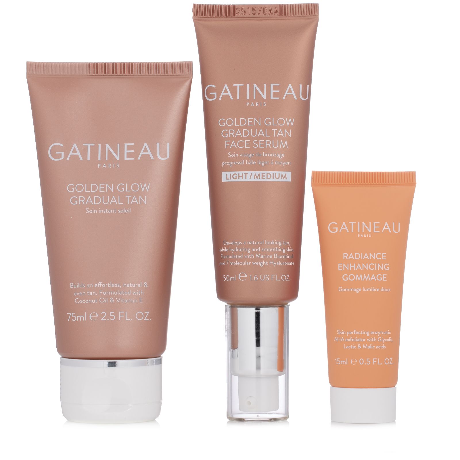 Gatineau Golden Glow Face Serum and 75ml Body Collection