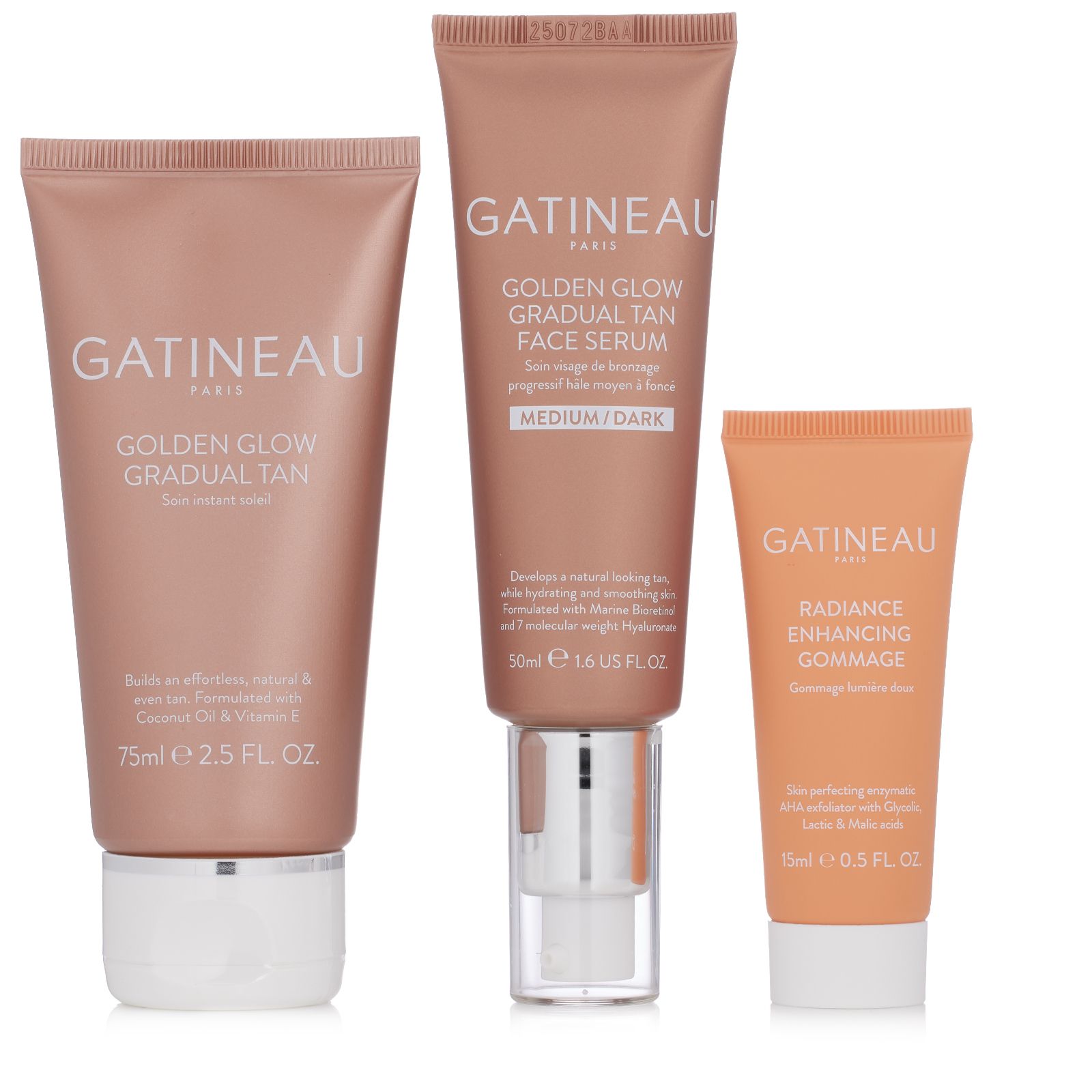 Gatineau Golden Glow Face Serum and 75ml Body Collection