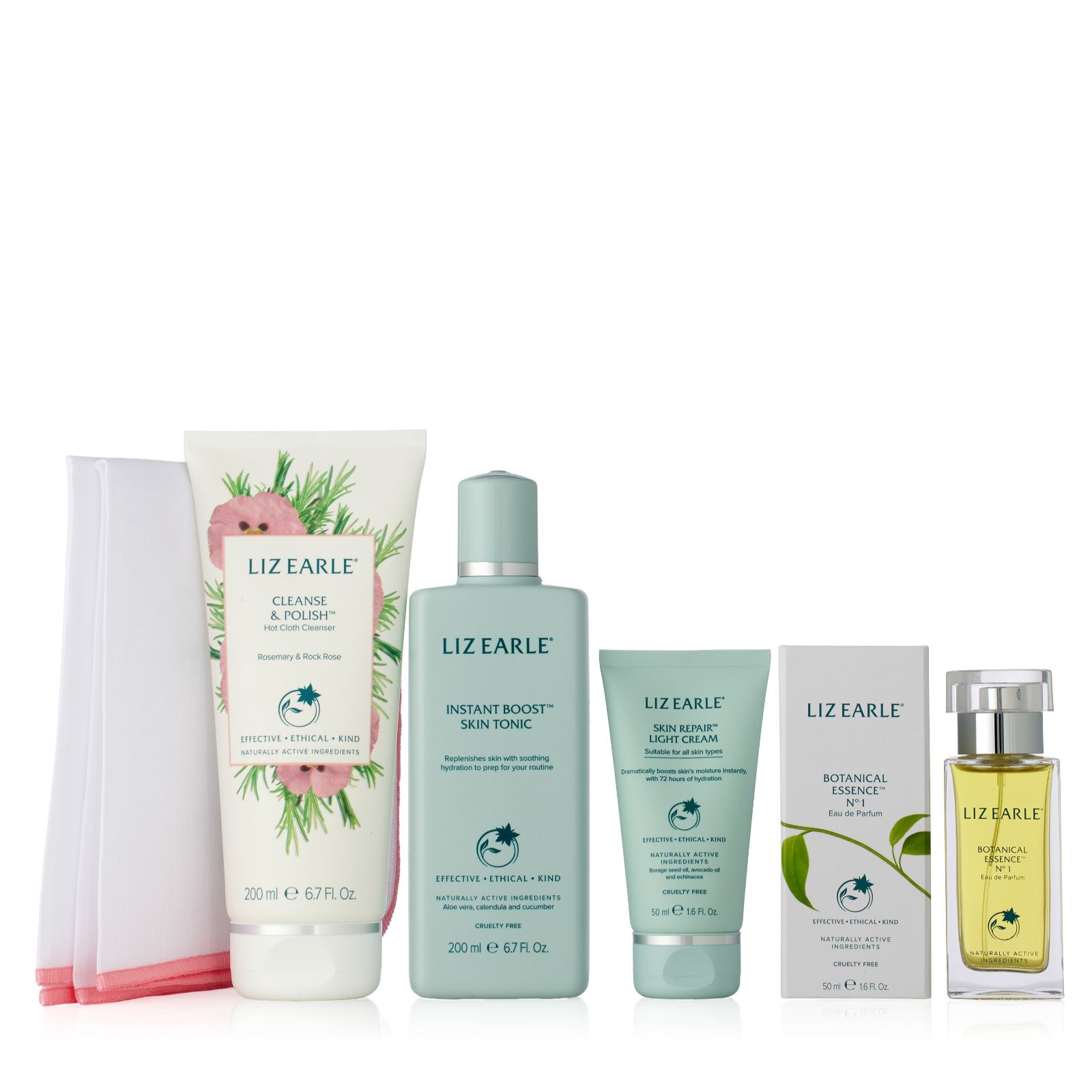 Liz Earle 4 Piece Fragrance & Skincare Routine Collection