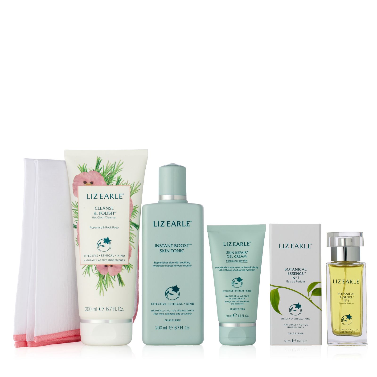 Liz Earle 4 Piece Fragrance & Skincare Routine Collection
