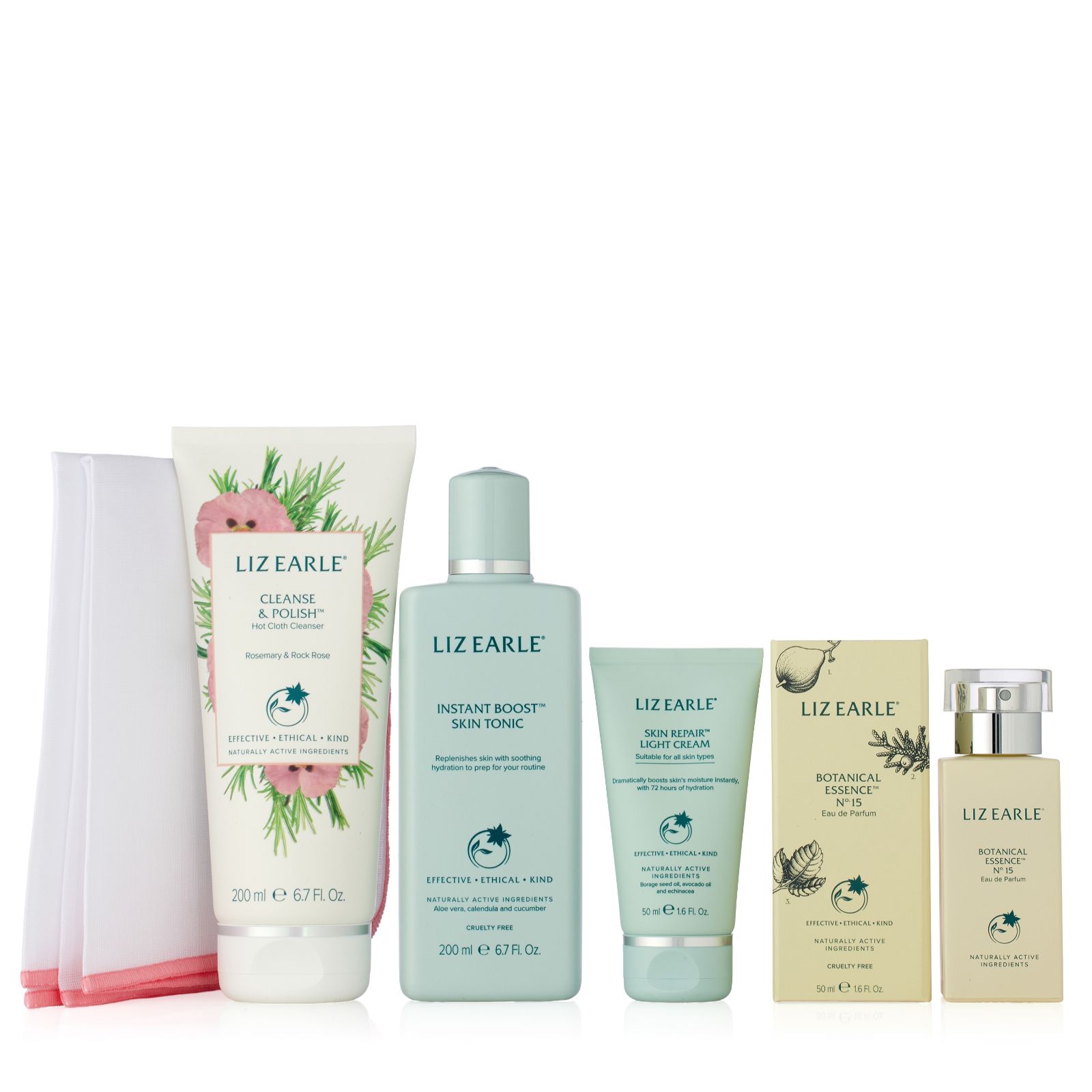 Liz Earle 4 Piece Fragrance & Skincare Routine Collection