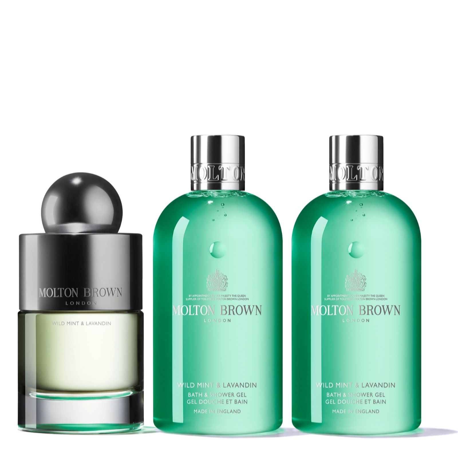 Molton Brown 3 Piece Wild Mint & Lavandin EDT & Body Collection