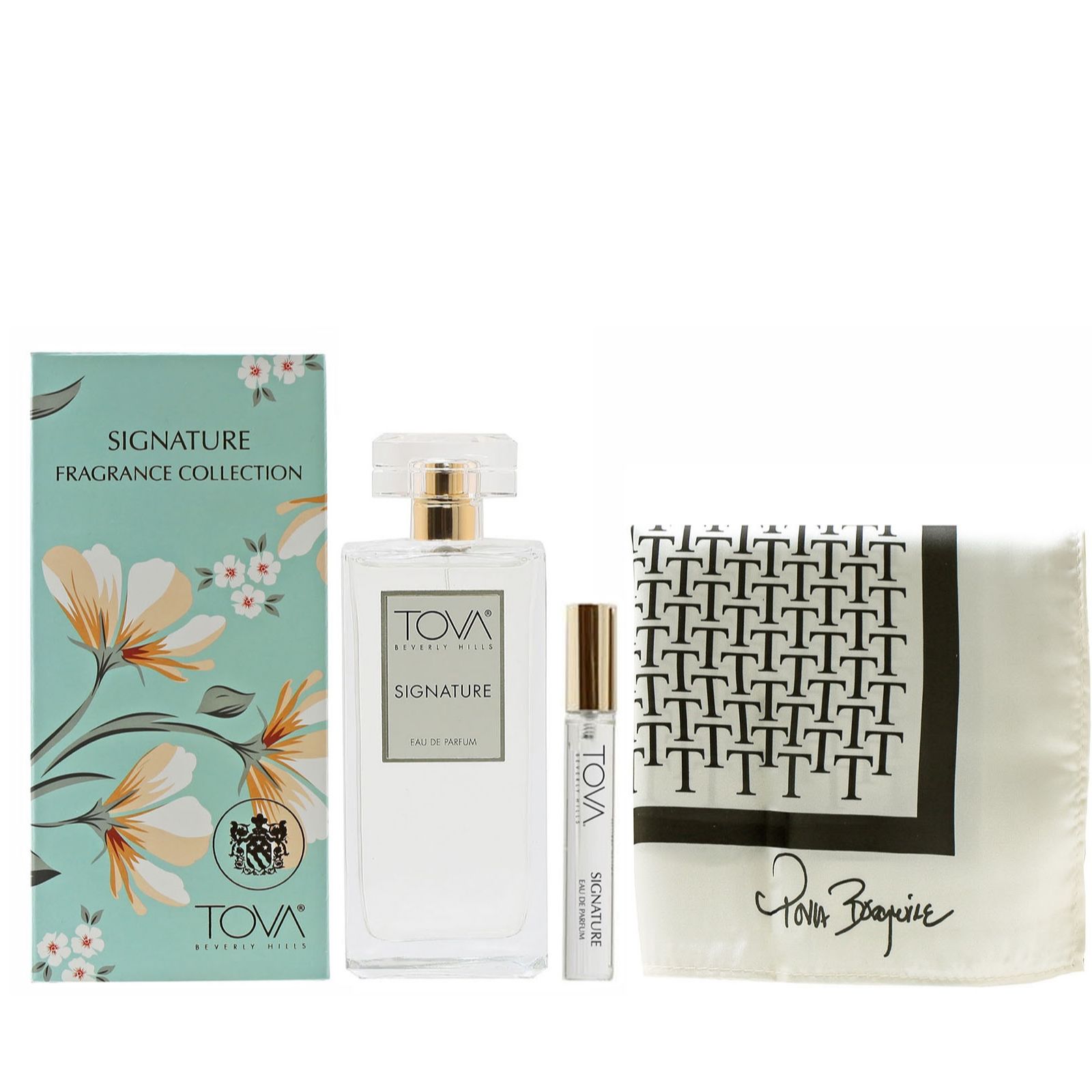 Tova 3 Piece Eau de Parfum & Scarf Gift Set