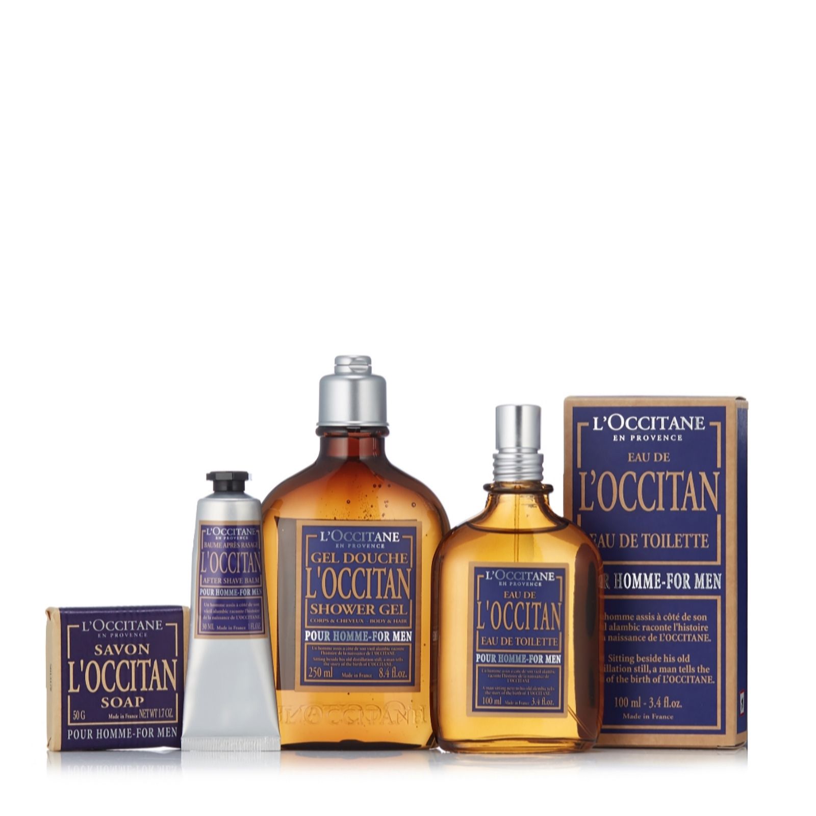 L'Occitane Men's 4 Piece Indulgence Collection QVC UK