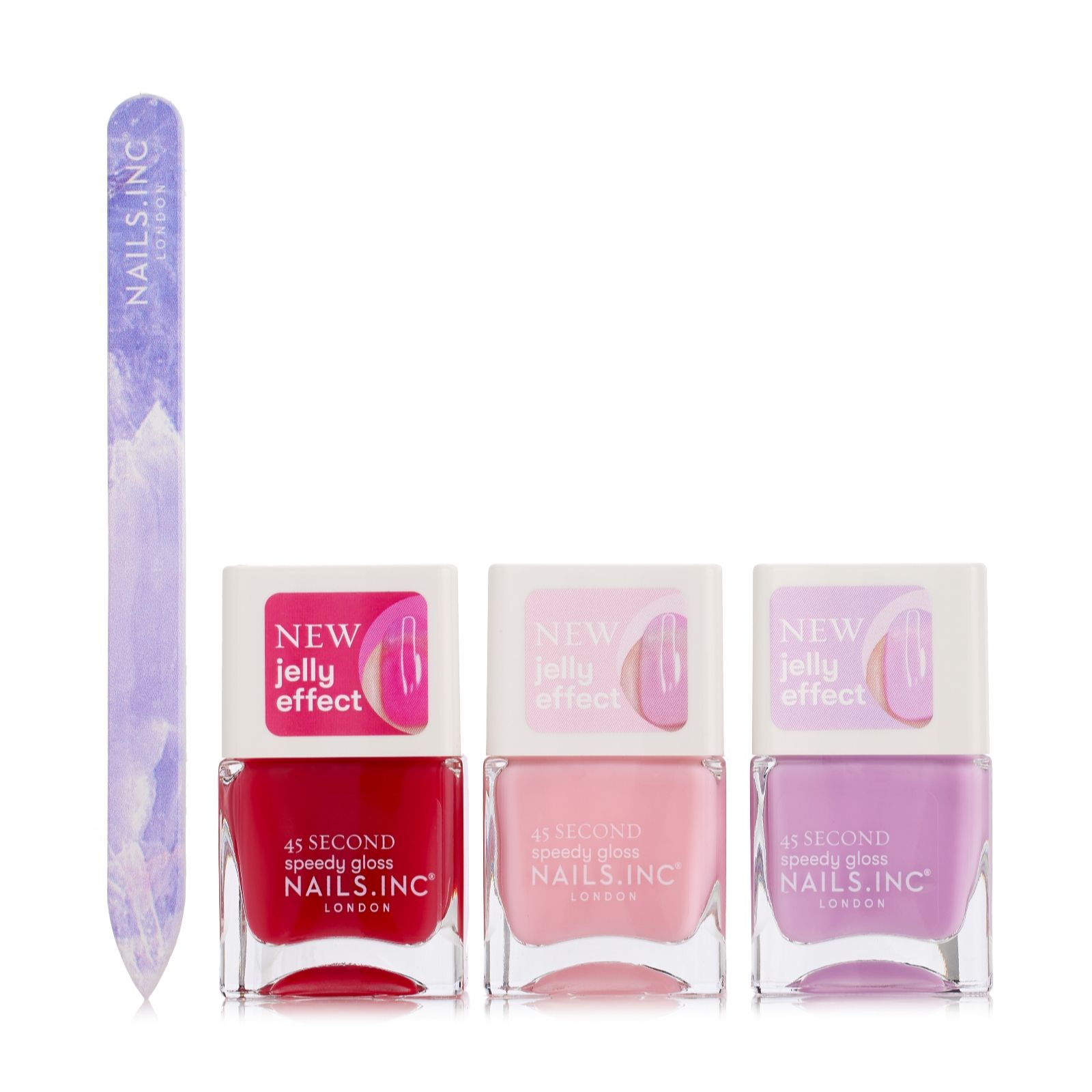 Nails Inc Jelly Collection with Nail File