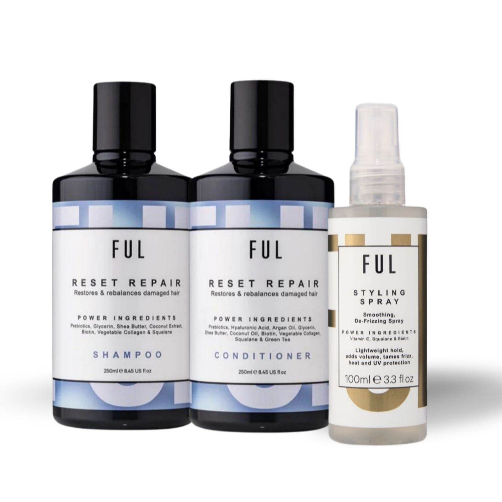 FUL Reset Repair 3 Piece Hair Collection
