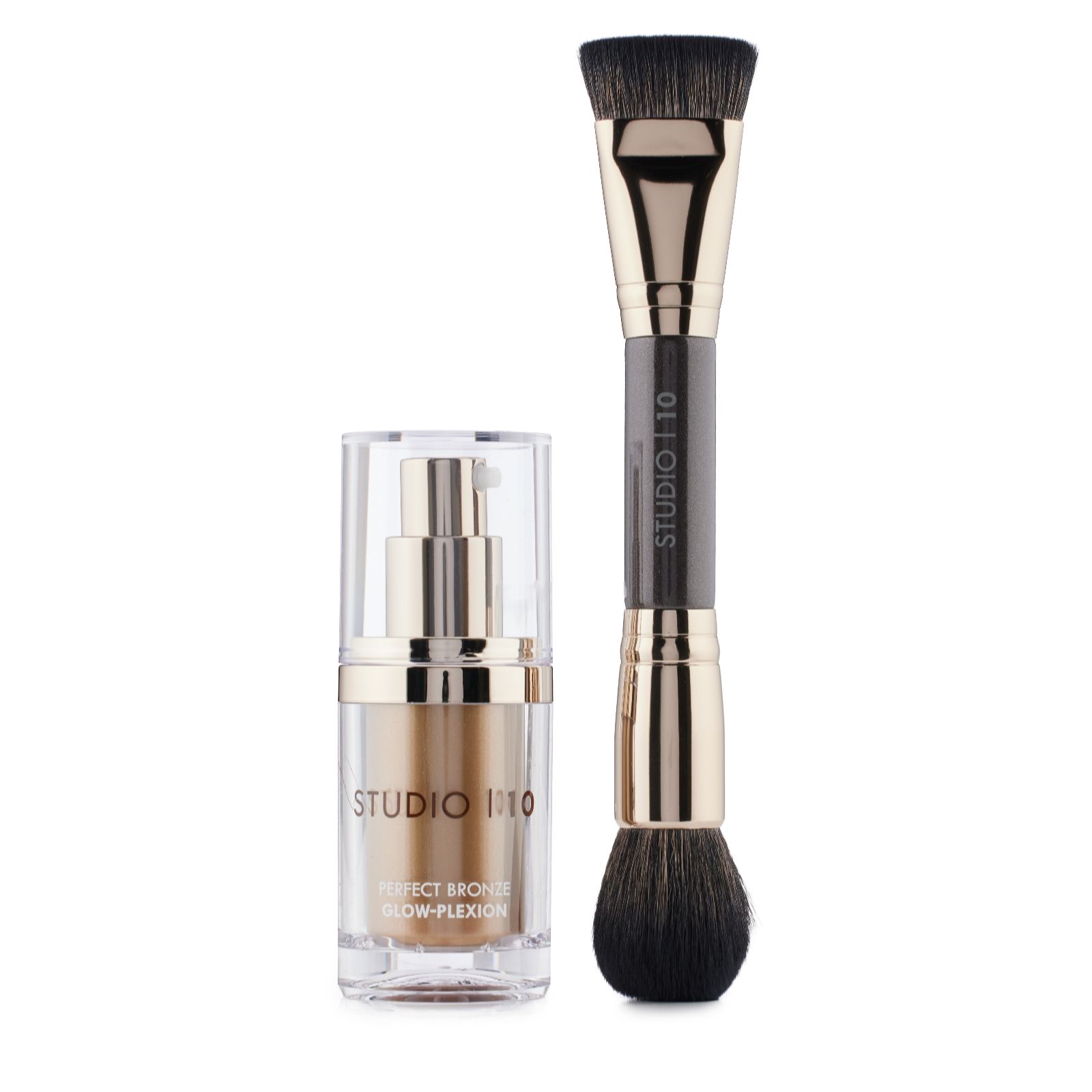 Studio 10 Perfect Bronze Glow-Plexion & Brush