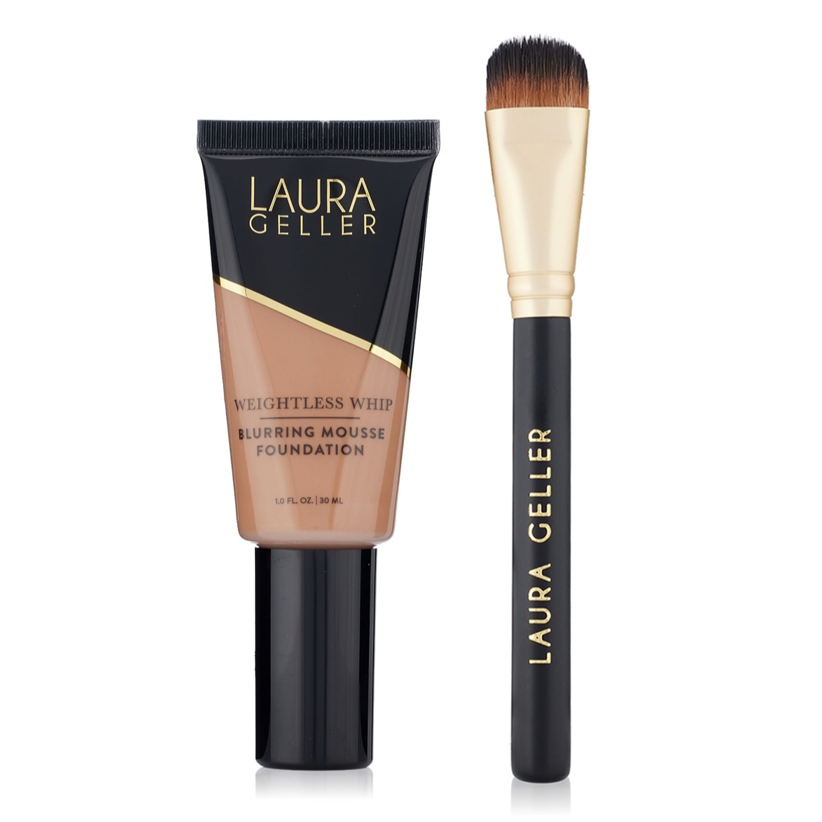 Laura Geller Weightless Whip Blurring Mousse Foundation & Brush