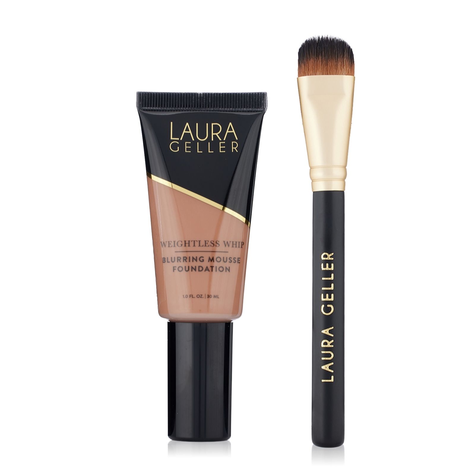 Laura Geller Weightless Whip Blurring Mousse Foundation & Brush