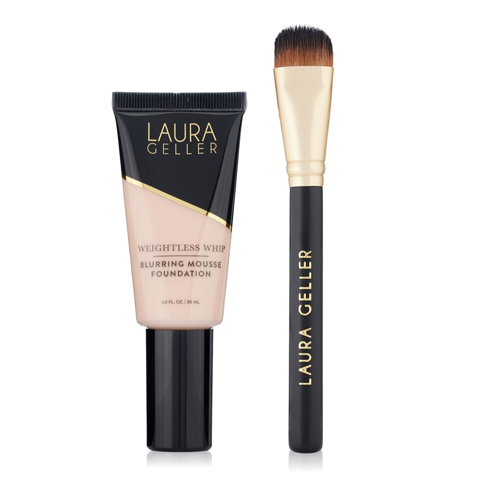 Laura Geller Weightless Whip Blurring Mousse Foundation & Brush