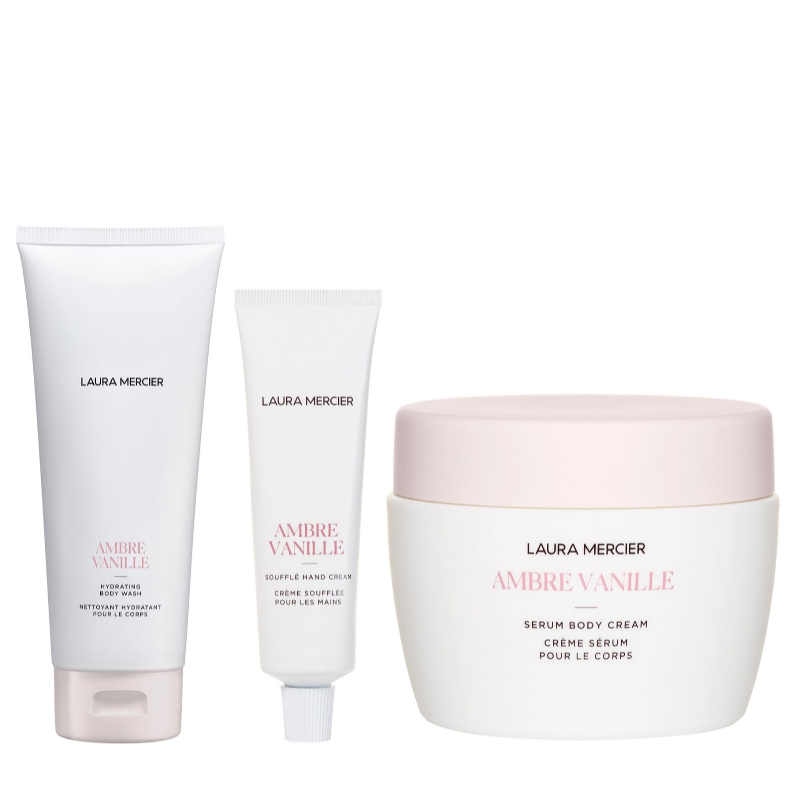 Laura Mercier Ambre Vanille Delight the Senses 3 Piece Collection