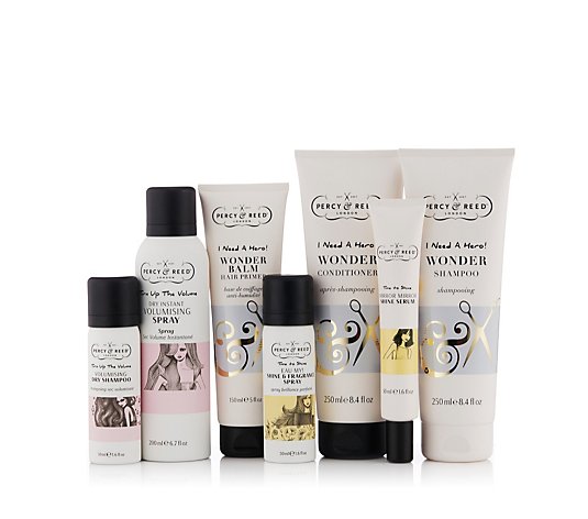 Percy and Reed 7 Piece Shining Stars of Haircare Collection