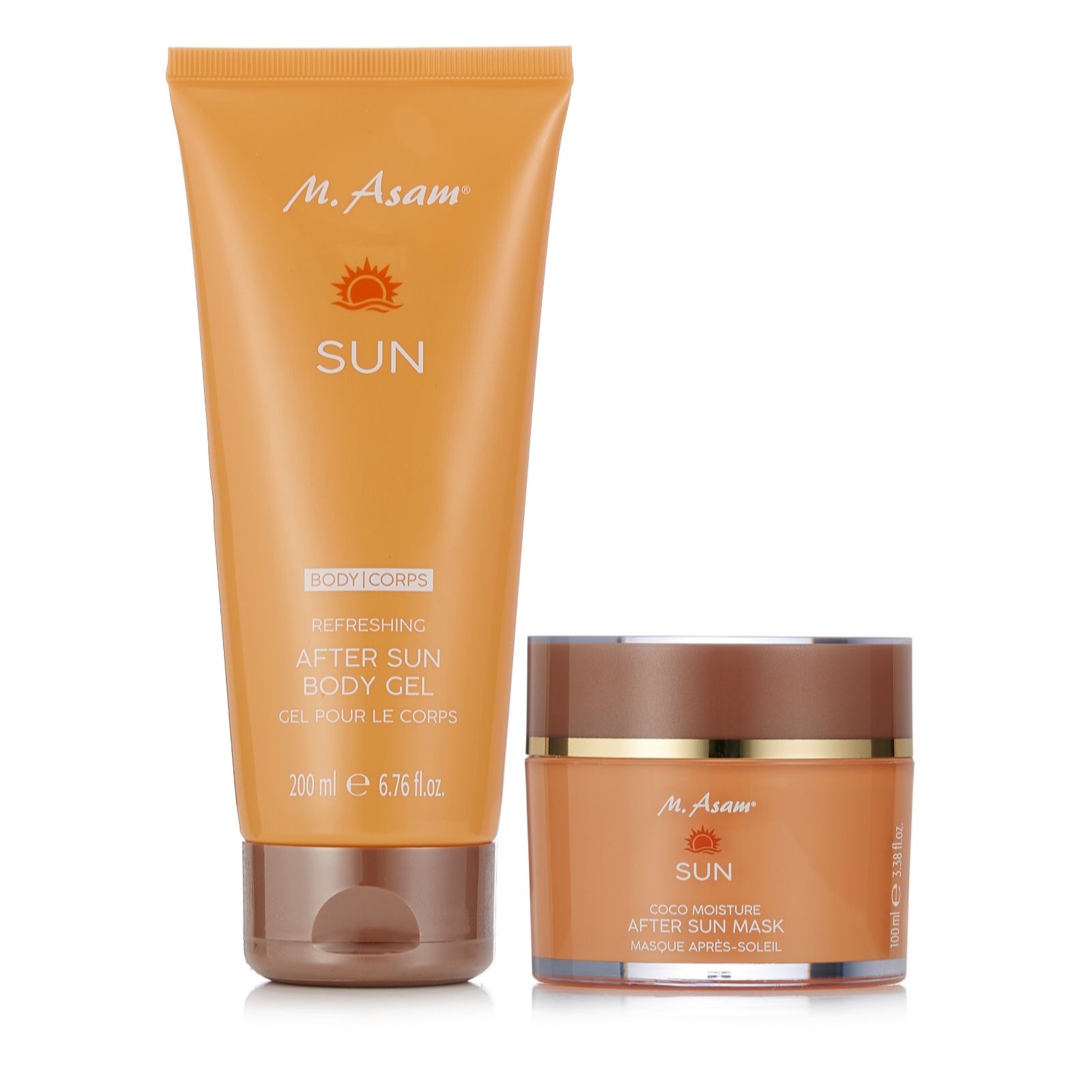 M. Asam After Sun Body Gel & Mask Duo QVC UK