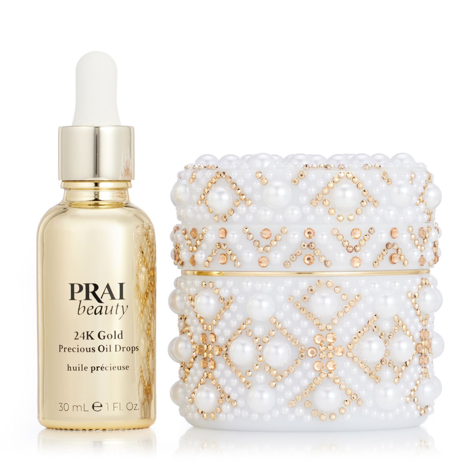 Prai Ageless 100ml Throat & Decolletage Gold+ with 24k Gold Oil Drops