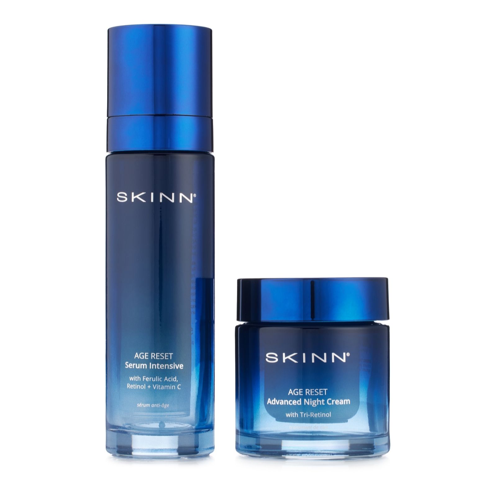 SKINN Age Reset Serum and Night Cream Duo