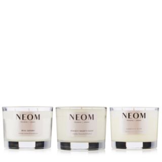 NEOM Wellbeing Luxury 3-Wick Candle Trio