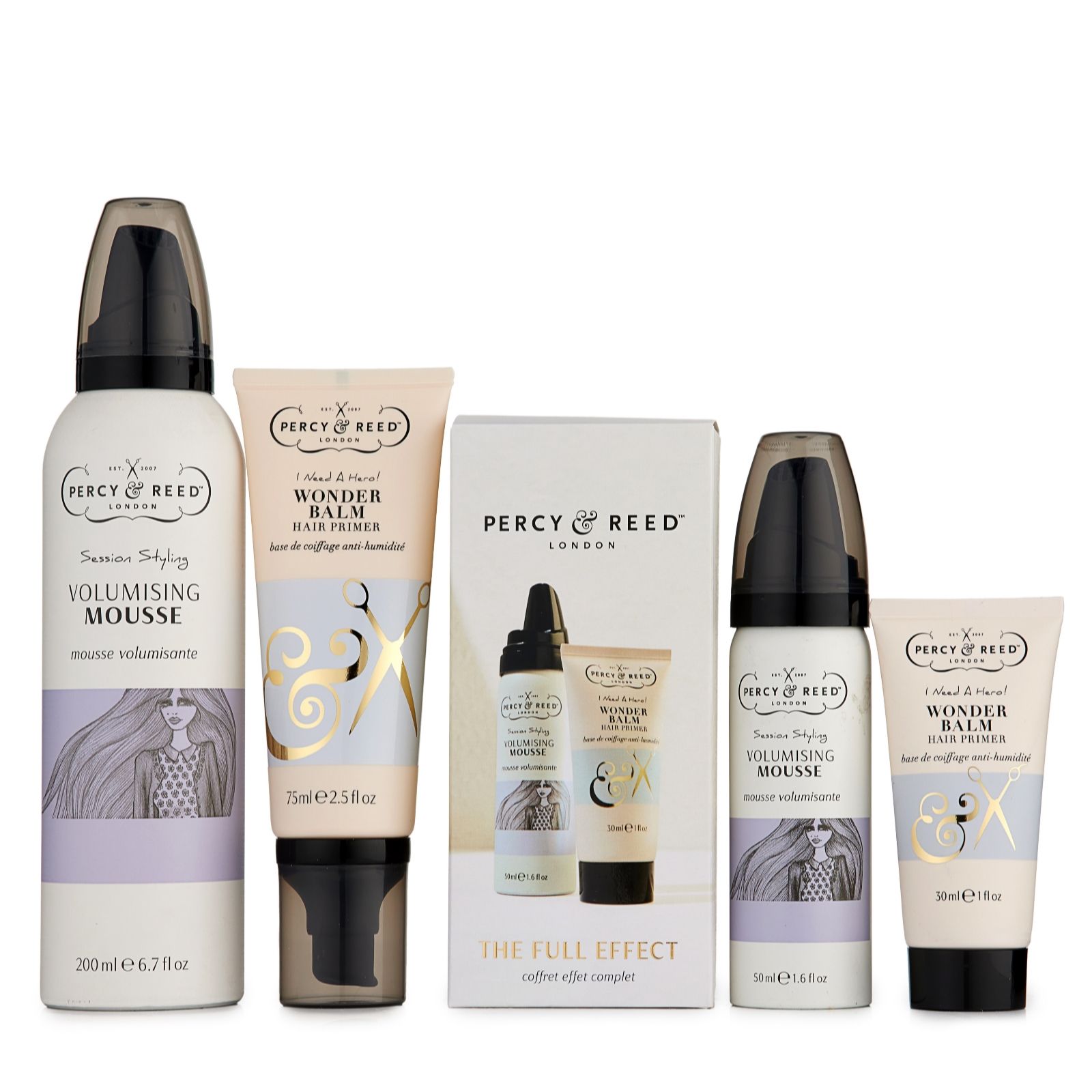 Percy & Reed The Full Effect 4 Piece Collection