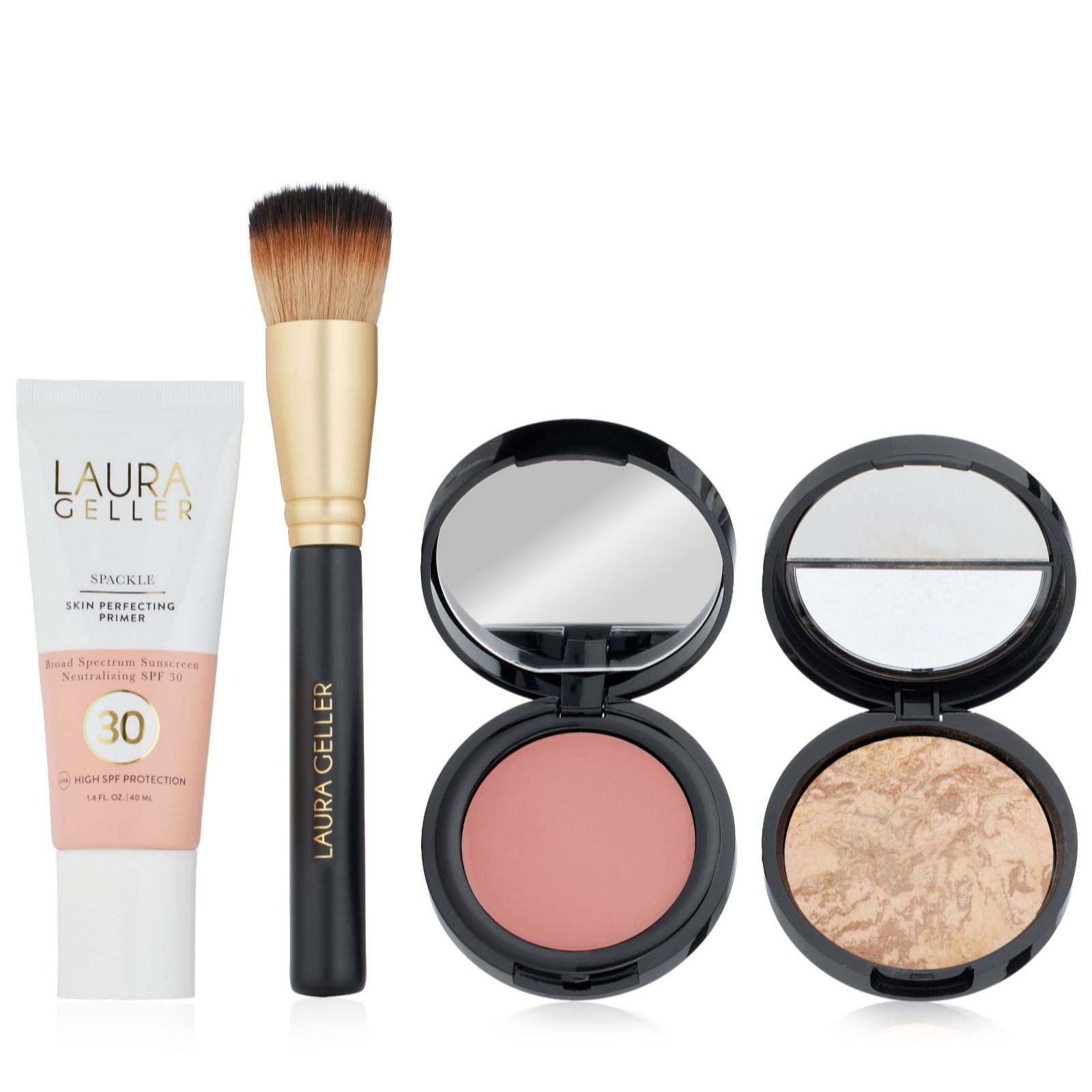 Laura Geller 4 Piece Balance-N-Glow & Spackle SPF30 Collection