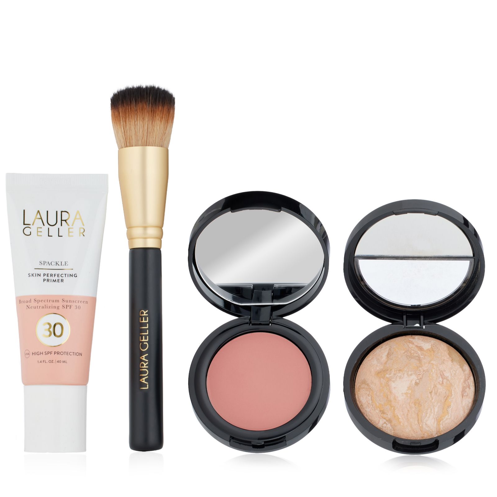 Laura Geller 4 Piece Balance-N-Glow & Spackle SPF30 Collection