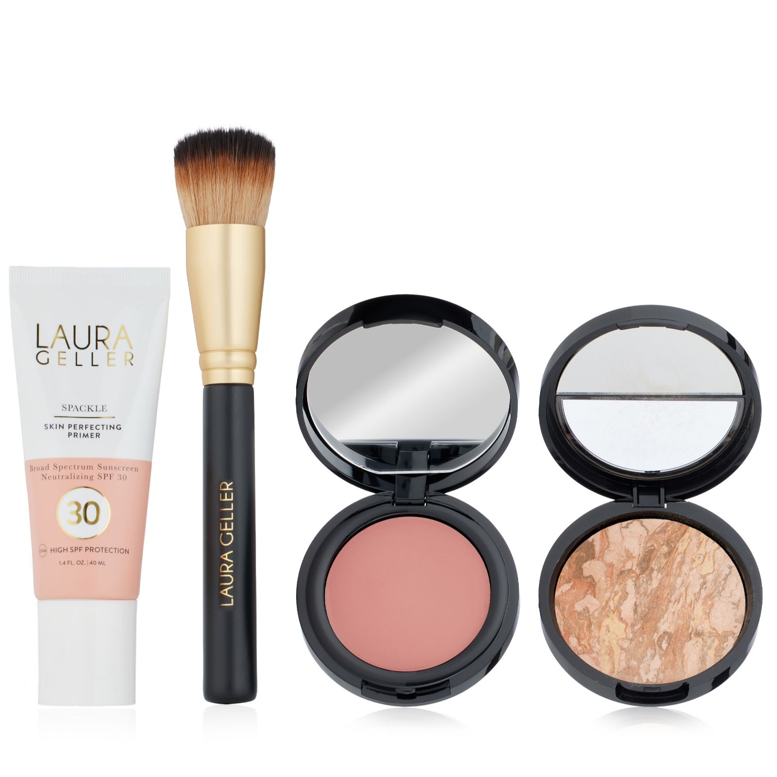 Laura Geller 4 Piece Balance-N-Glow & Spackle SPF30 Collection