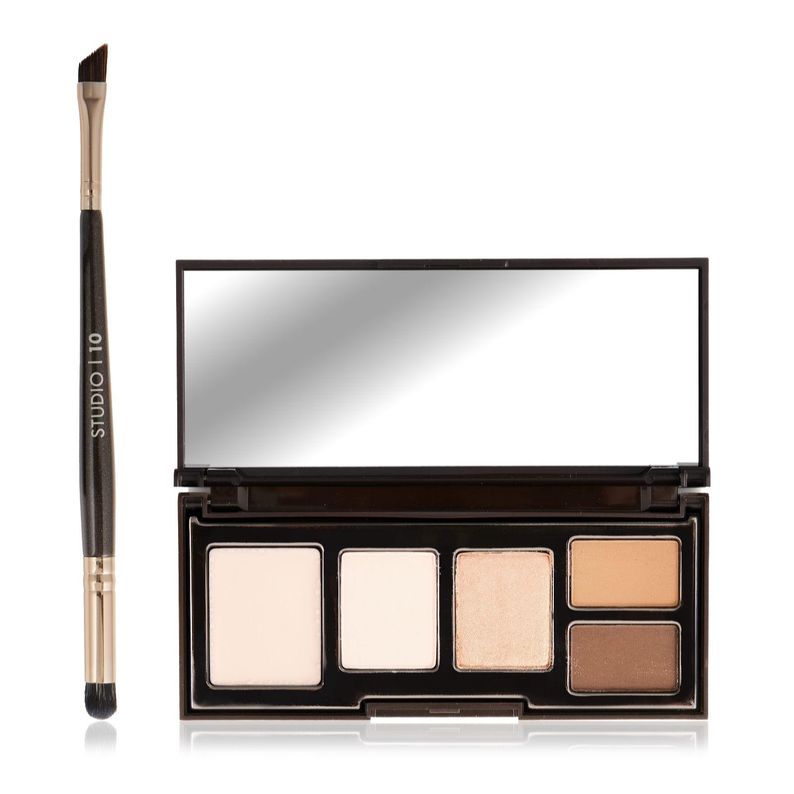 Studio10 I-Definer Eye Shadow Palette & Double Ended Shadow Brush