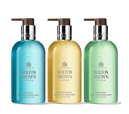 Molton Brown Fresh and Reinvigorating Fine Liquid Hand Wash Trio 300ml
