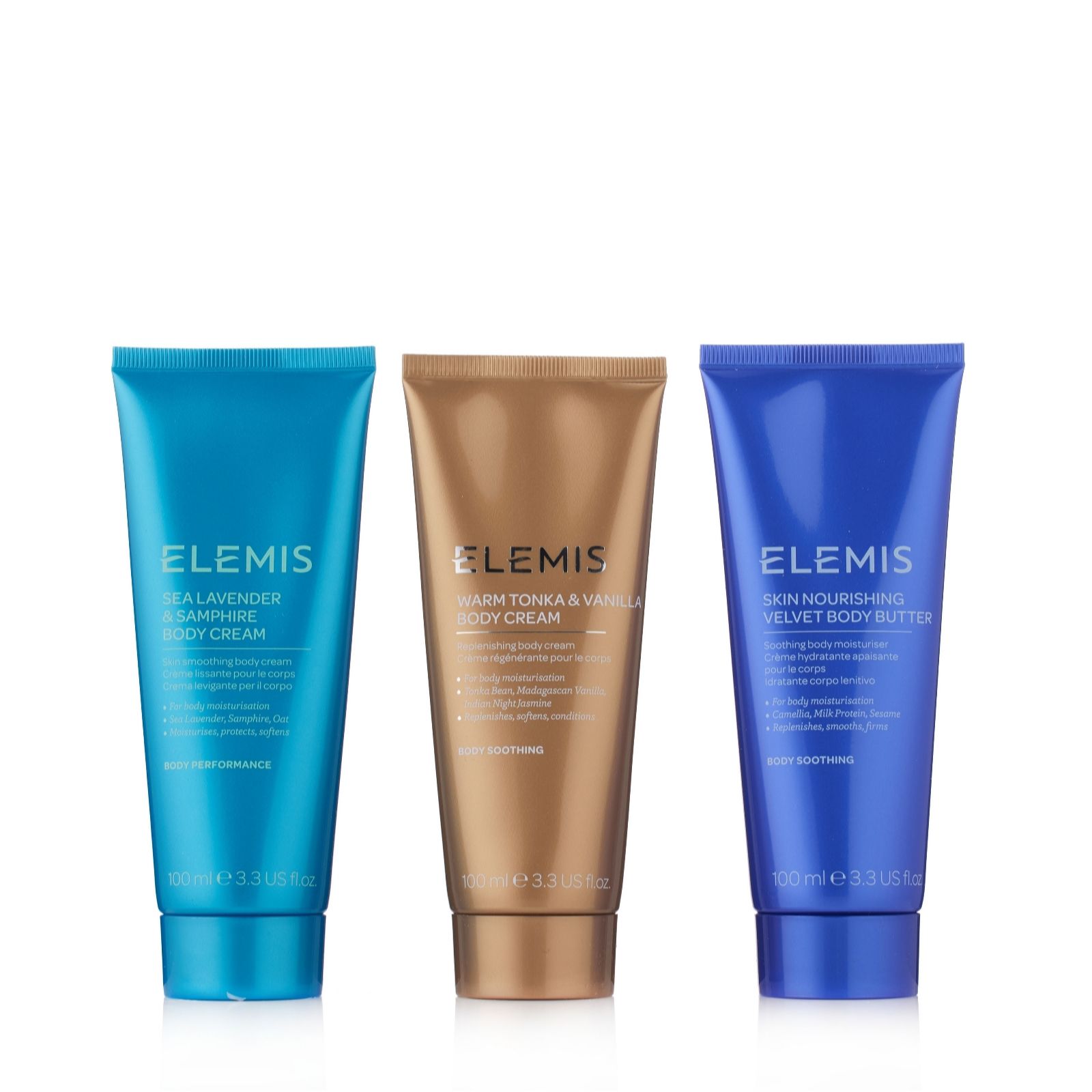 Elemis Aromatic Body Cream 100ml Trio - QVC UK