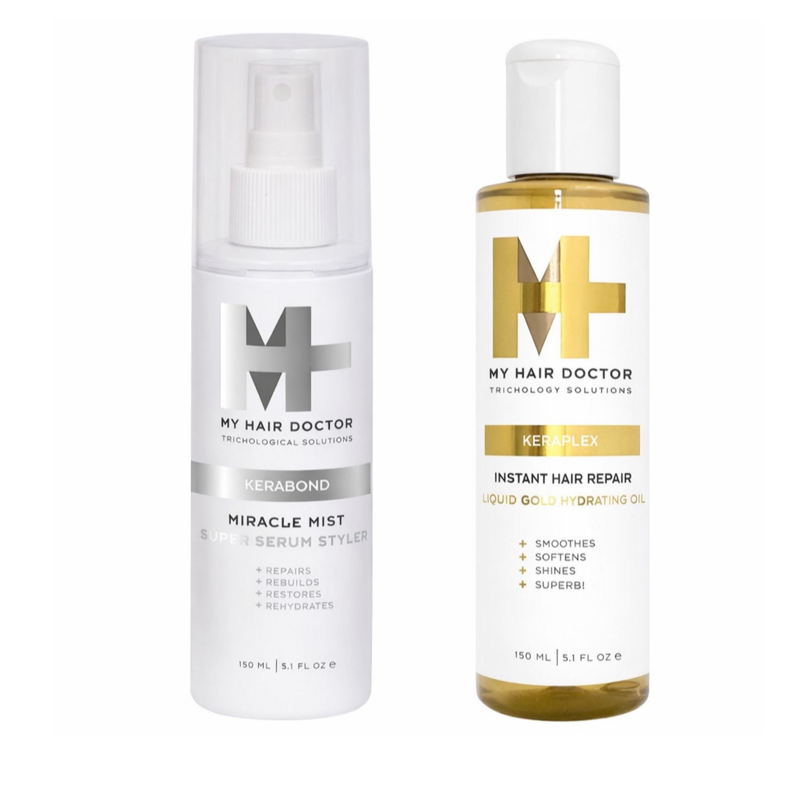 My Hair Doctor Keraplex Liquid Gold & Kerabond Miracle Mist Duo