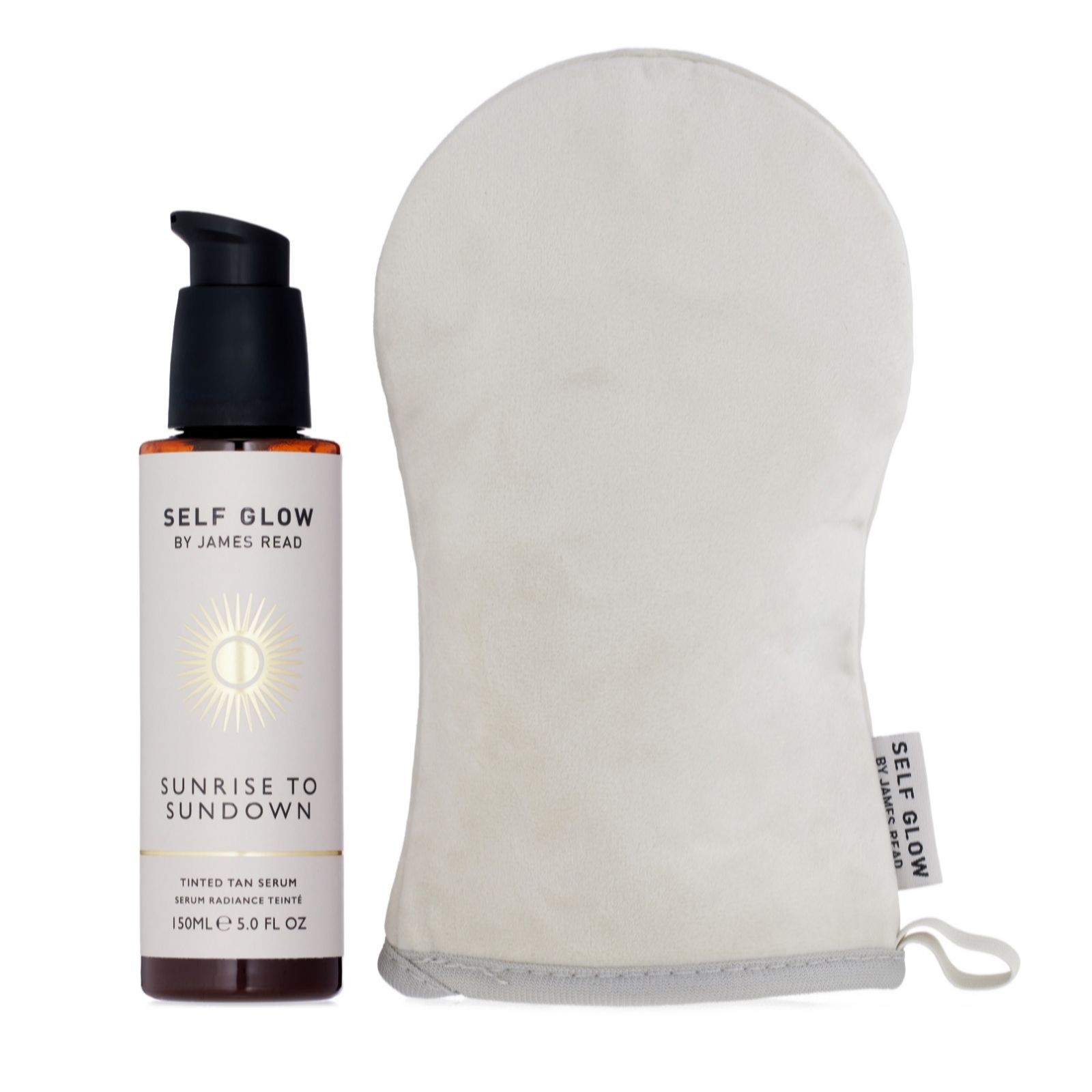 Self Glow by James Read Sunrise to Sundown Tinted Tan Serum 150ml with Mitt