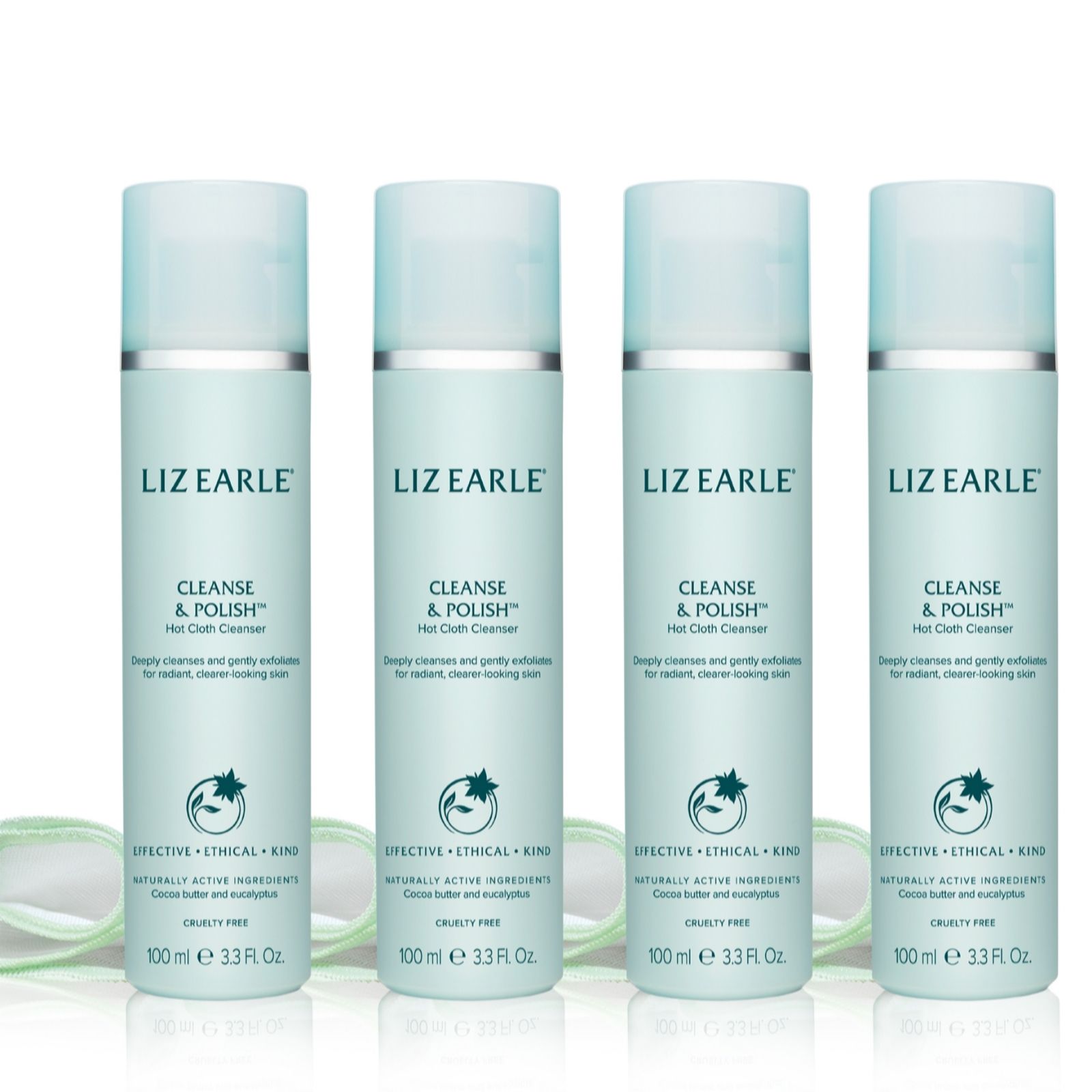 Liz Earle Cleanse And Polish Lovers Collection Set Of 4 100ml Qvc Uk