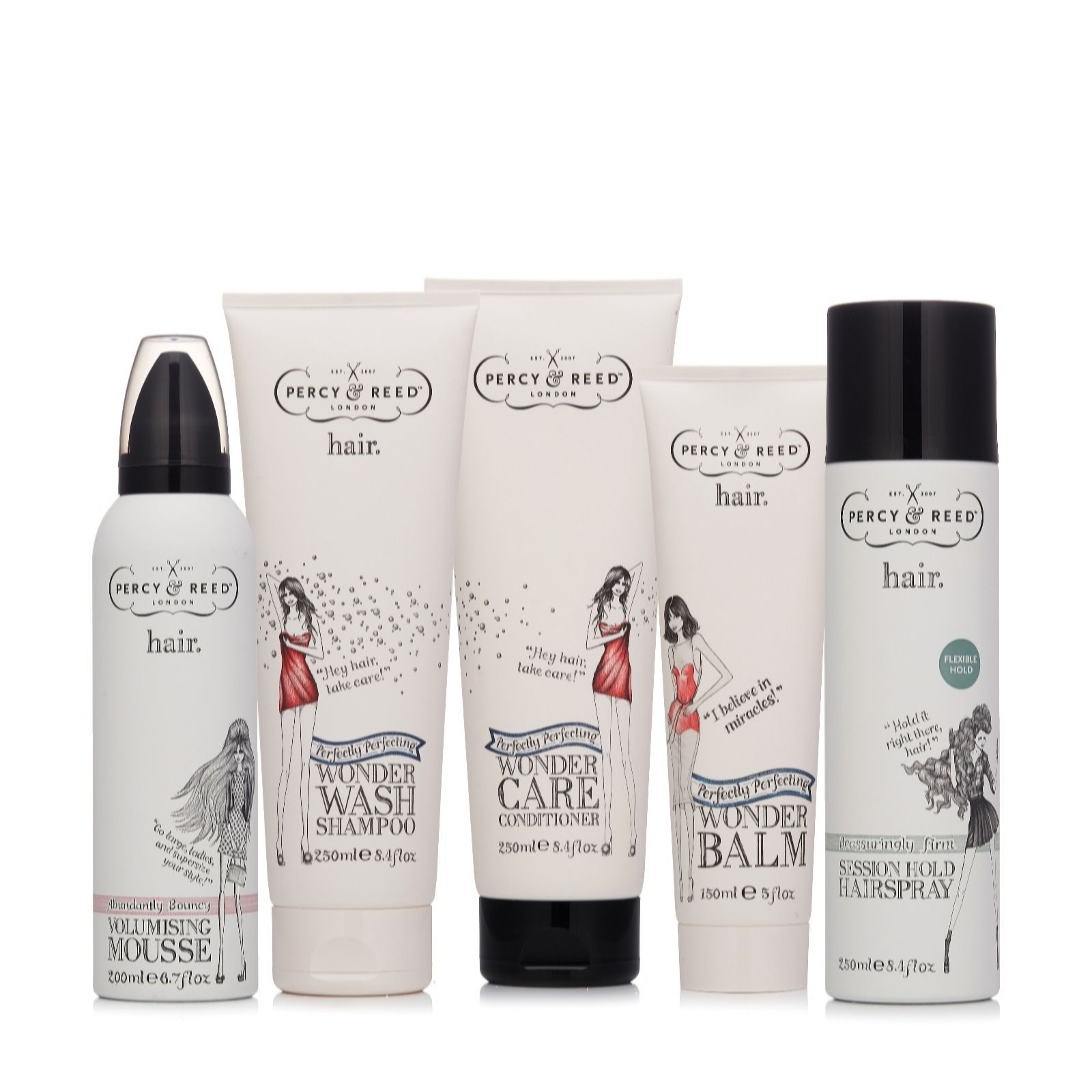 Percy & Reed 5 Piece Perfectly Perfecting Haircare Collection QVC UK