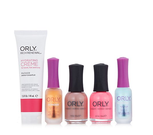 Orly 5 Piece Complete Tips & Toes Collection