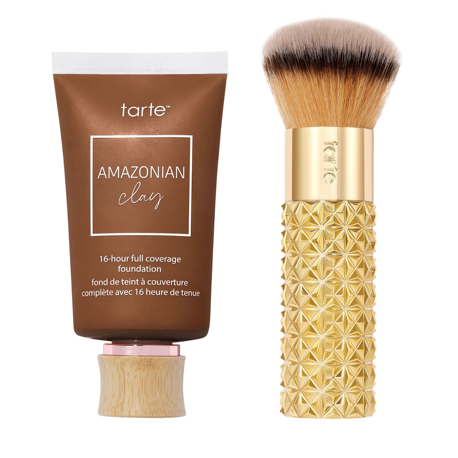 tarte Amazonian Clay Full Coverage Foundation with LTE Brush