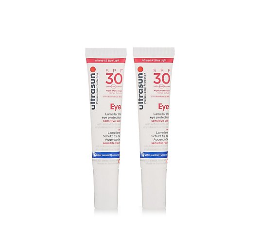 Ultrasun Sun Protection Eye Cream SPF 30 15ml Duo