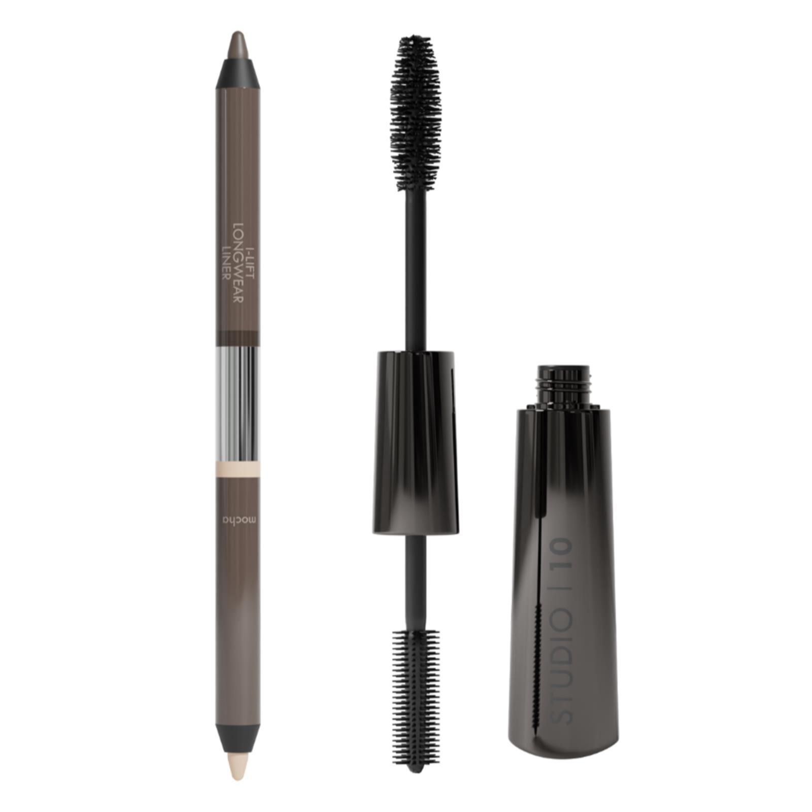 Studio10 I-Lift Longwear Eye Liner & 6-in-1 Mascara Set