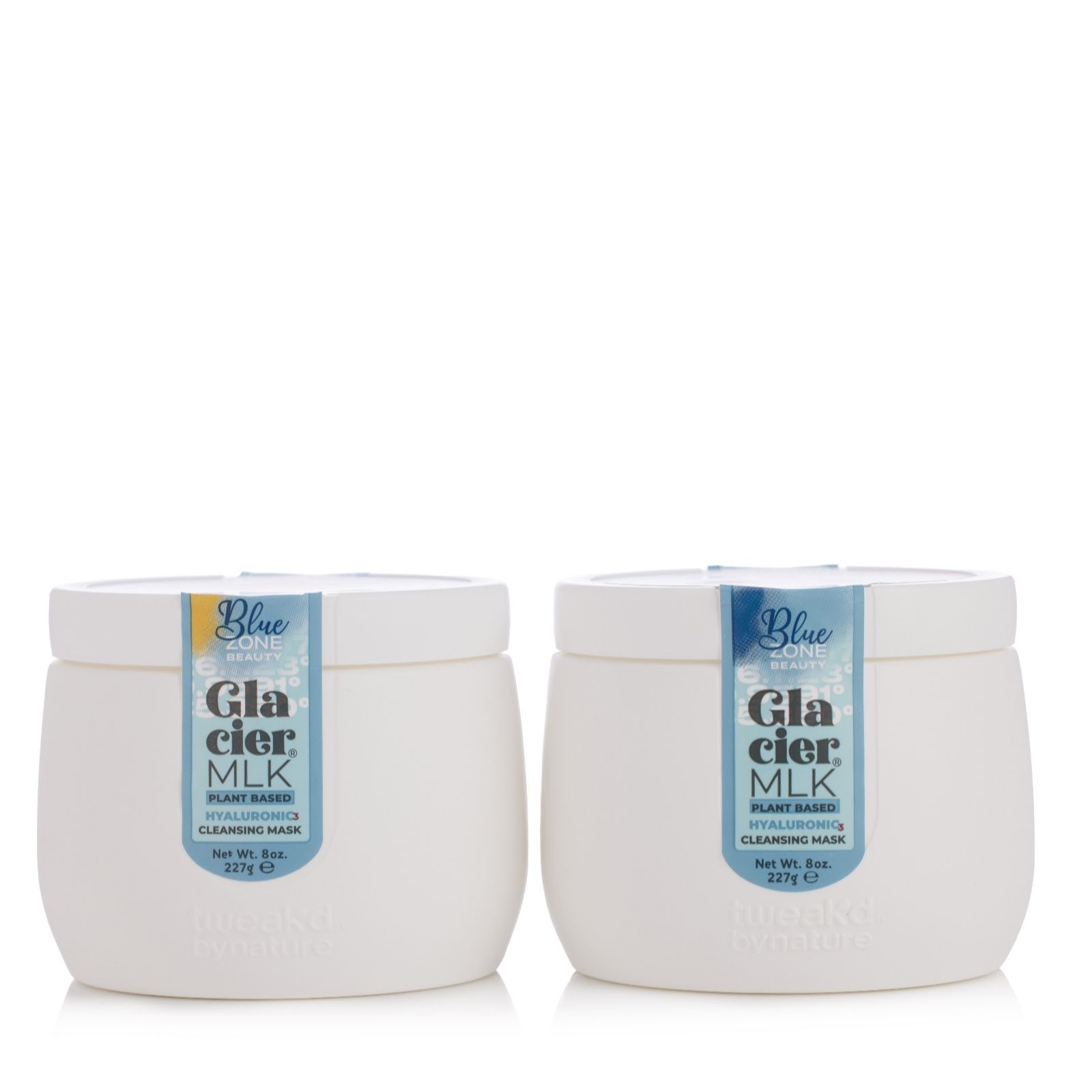 Tweak'd Nature Blue Zone Beauty Glacier Milk Cleansing Mask Duo