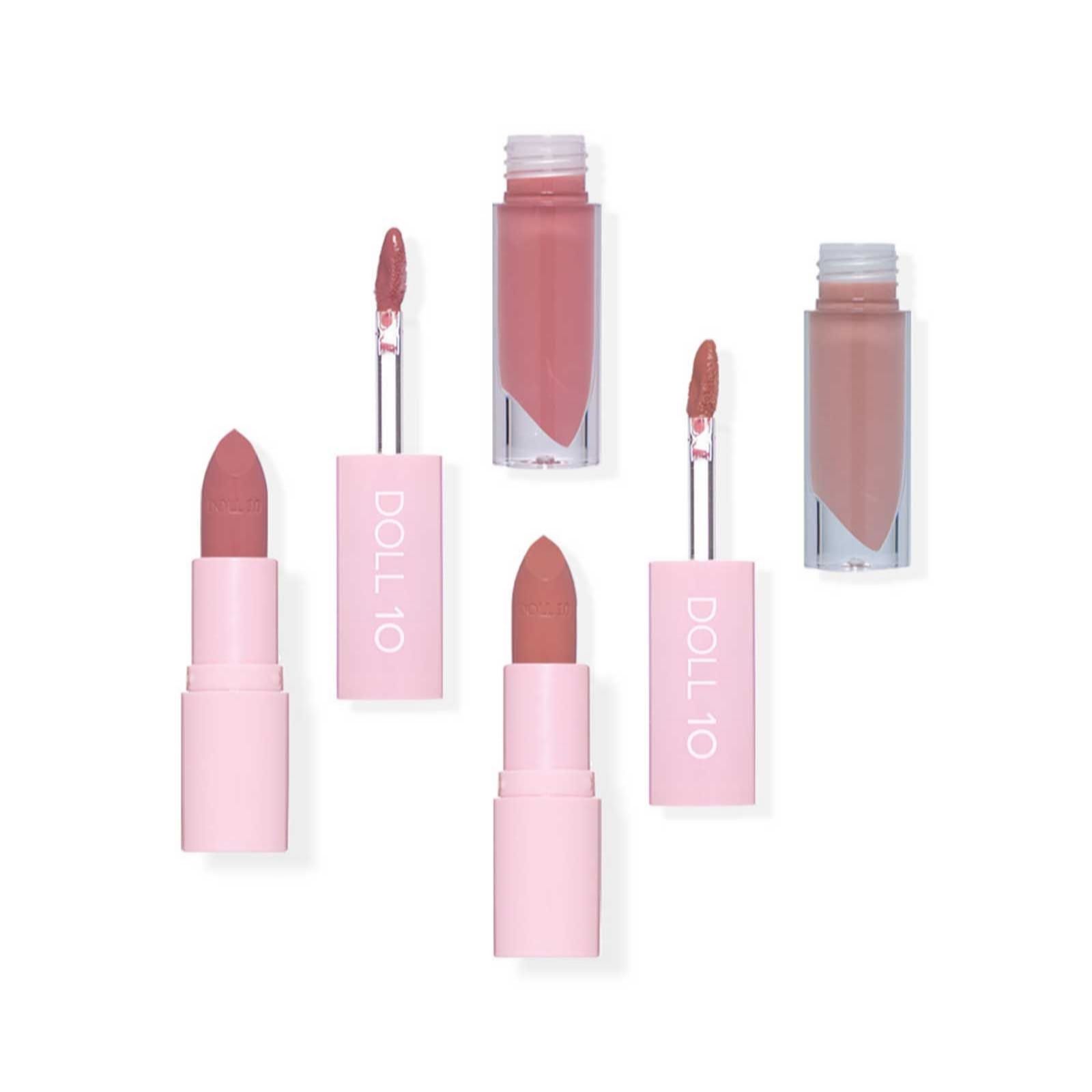 Doll 10 Iconic Nudes Plumping Lip Wardrobe Collection