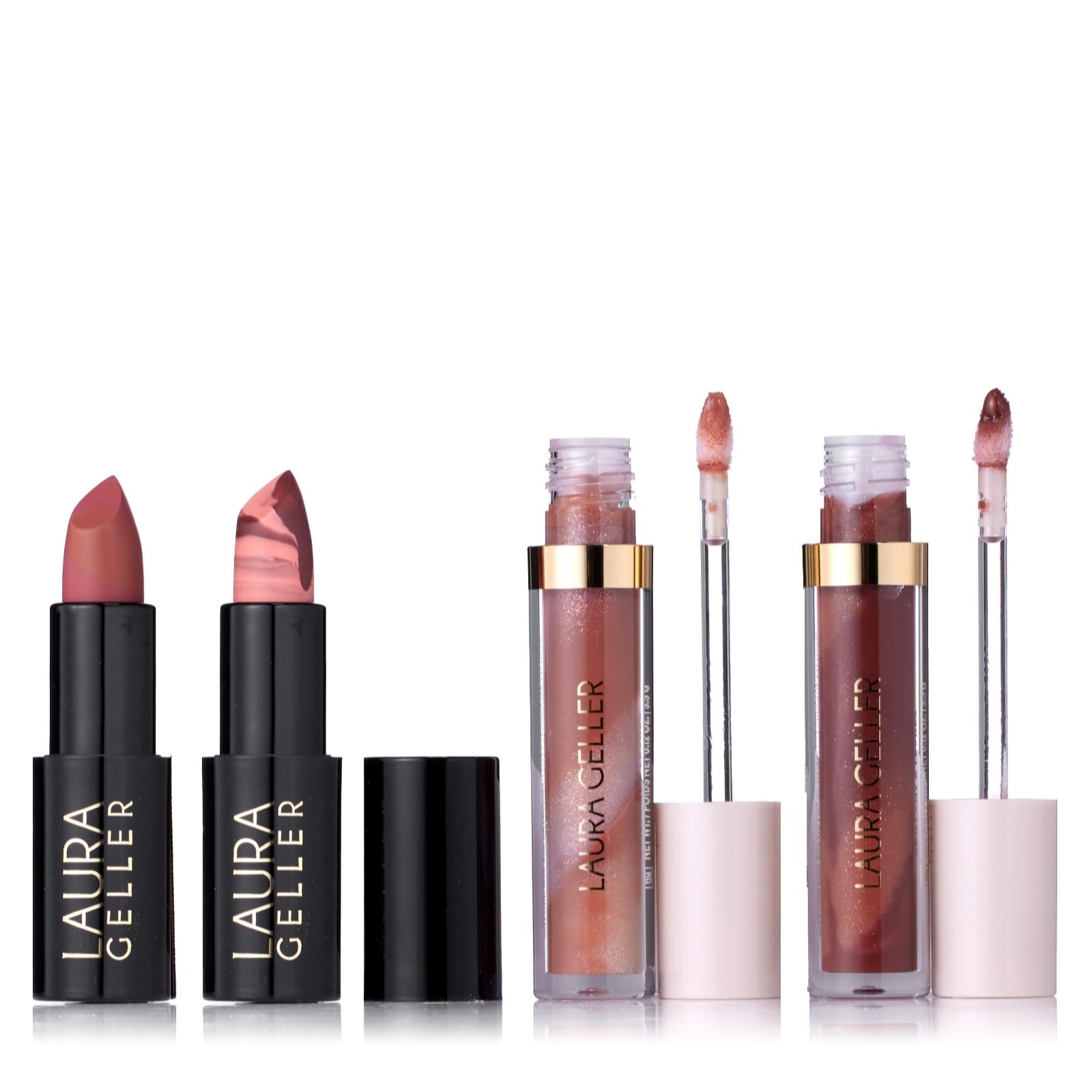 Laura Geller 4 Piece Italian Marble Gloss & Lipstick Collection