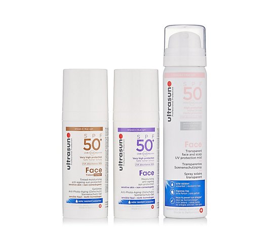Ultrasun Sun Protection SPF 50 Face Essentials Trio