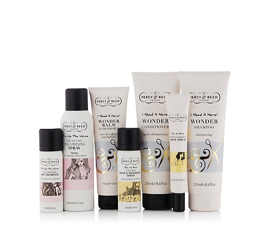 Percy and Reed 7 Piece Shining Stars of Haircare Collection