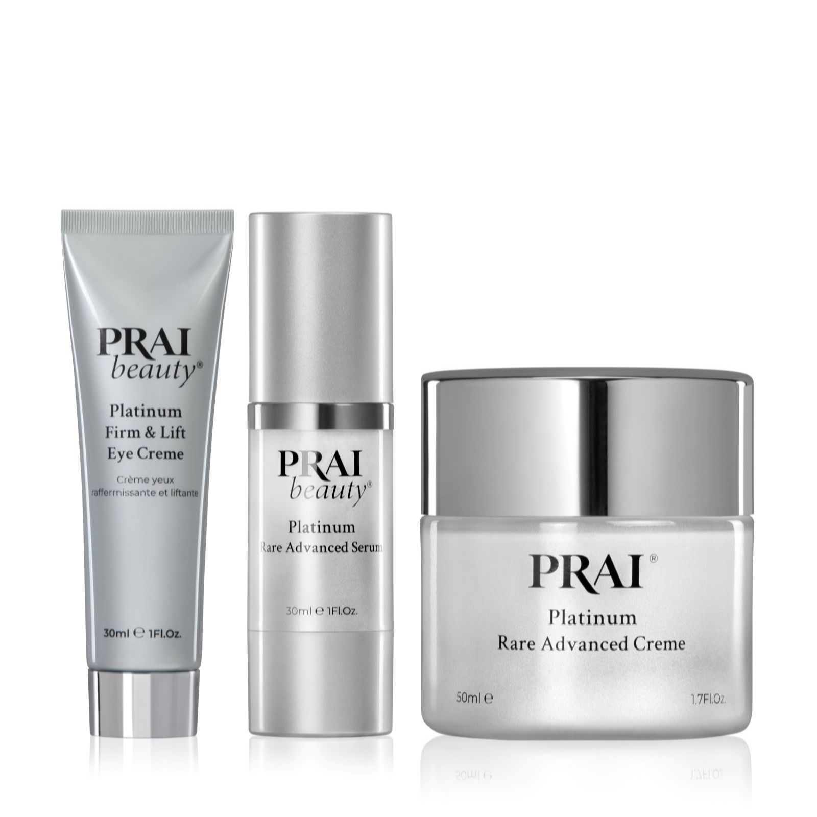 Prai Platinum Advanced Skincare Three-Piece Collection