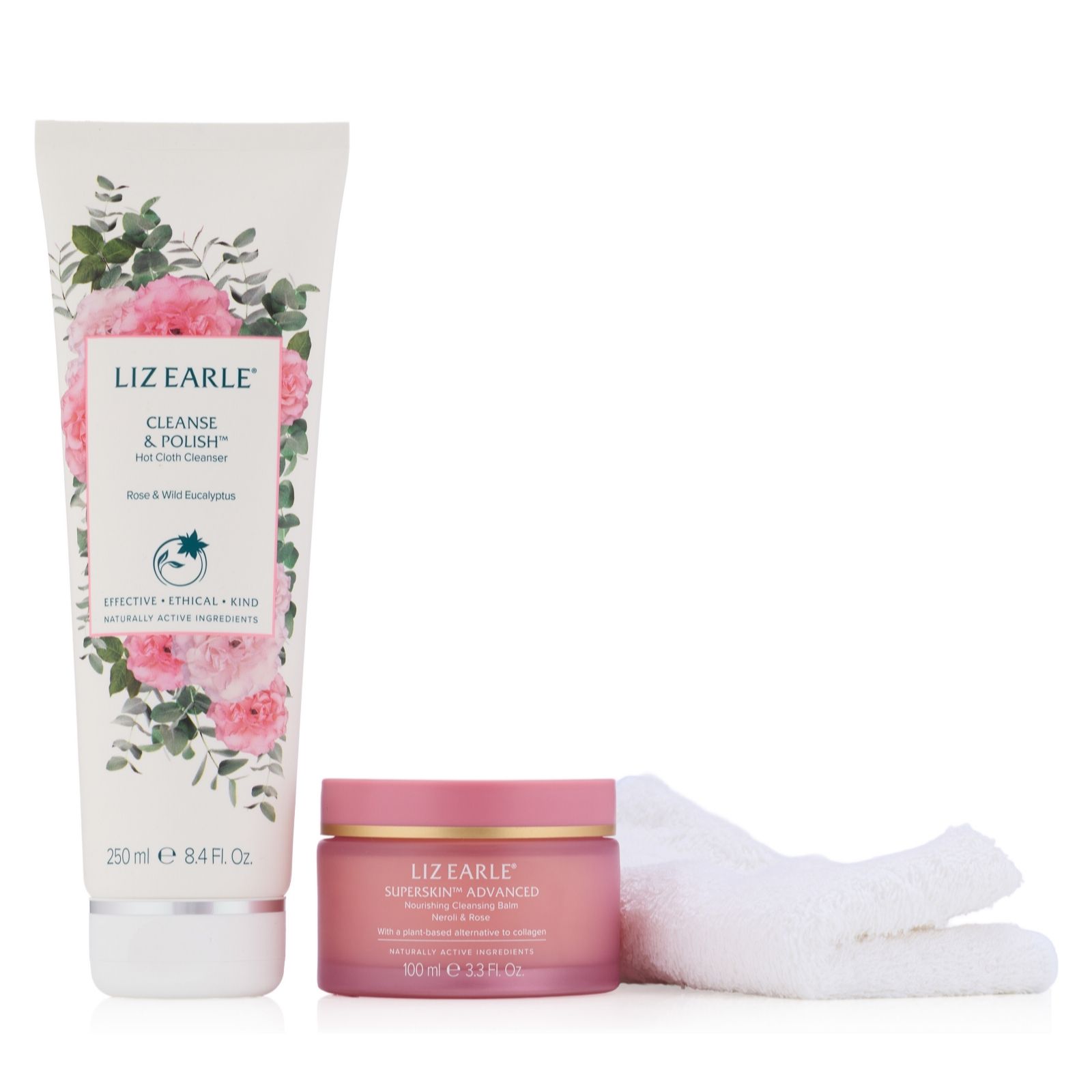 Liz Earle Double Cleansing Rose Duo