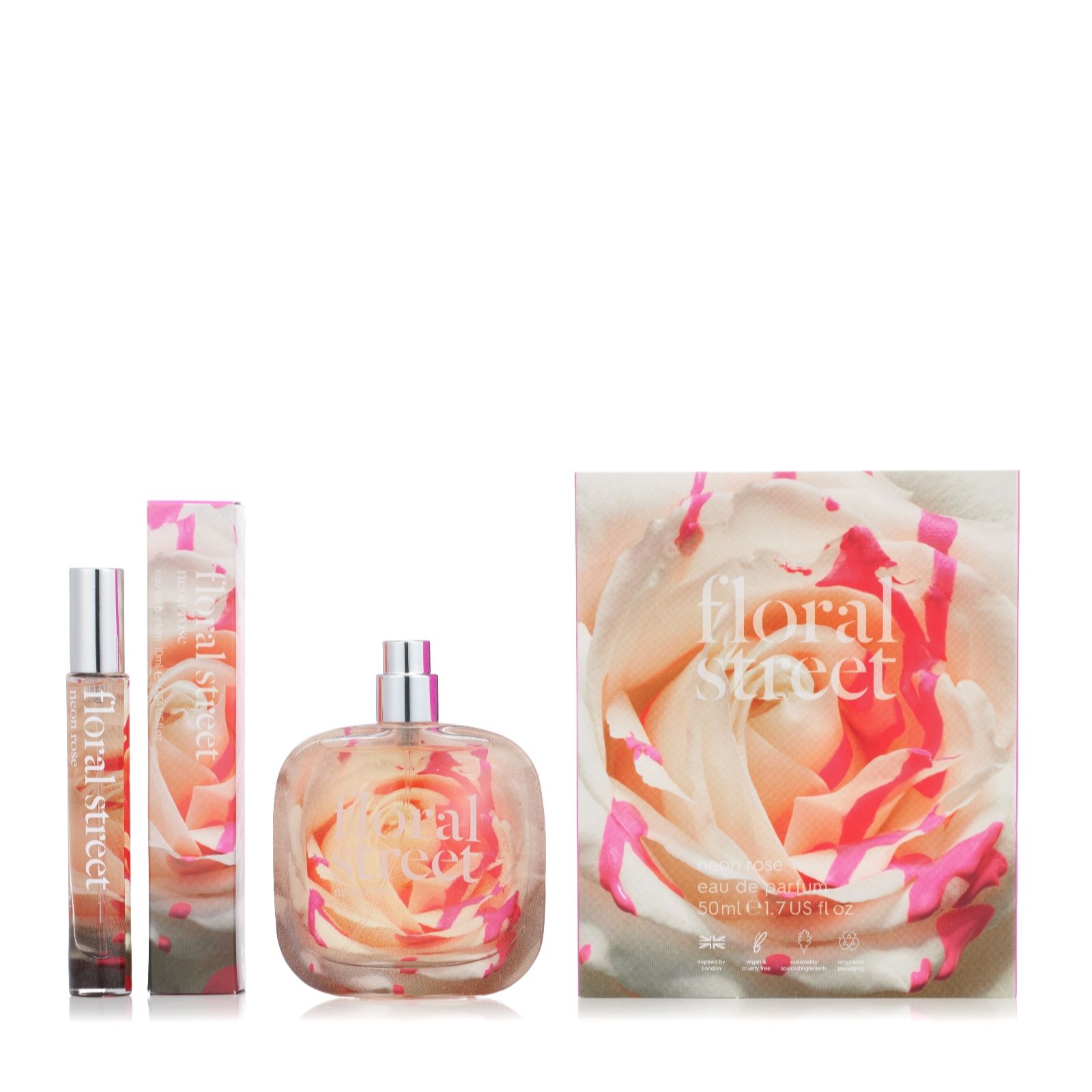 Floral Street Neon Rose Eau De Parfum 2 Piece Collection - QVC UK