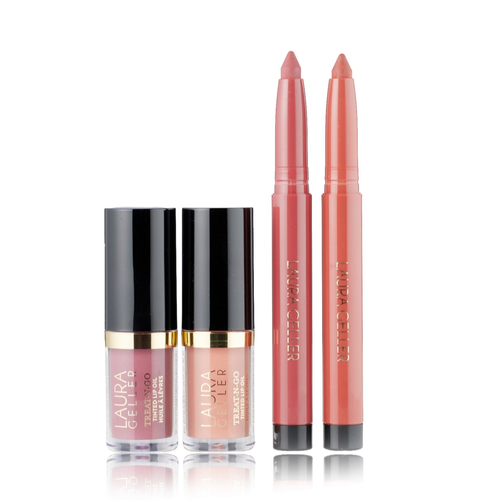 Laura Geller 4 Piece Treat-N-Go Kajal & Lip Oil Collection