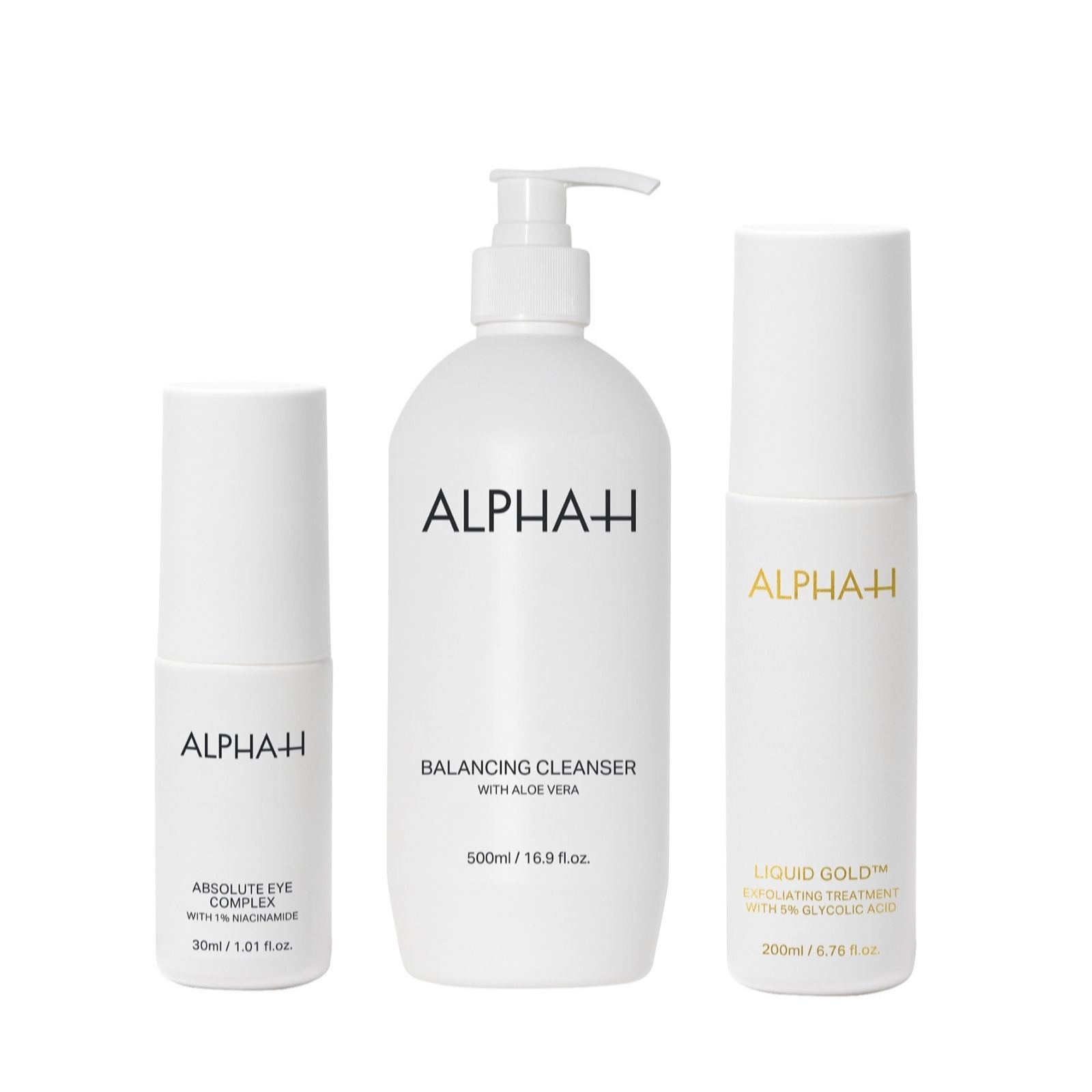 Alpha-H Supersize Cleanse & Glow 3 Piece Collection