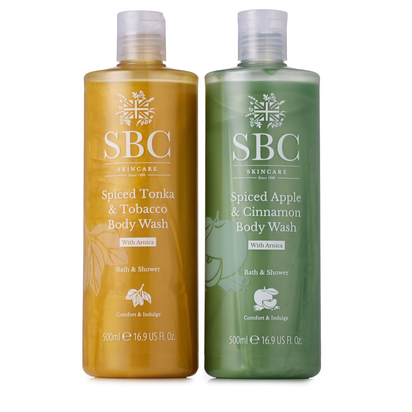 SBC Spiced Arnica Body Wash 500ml Duo