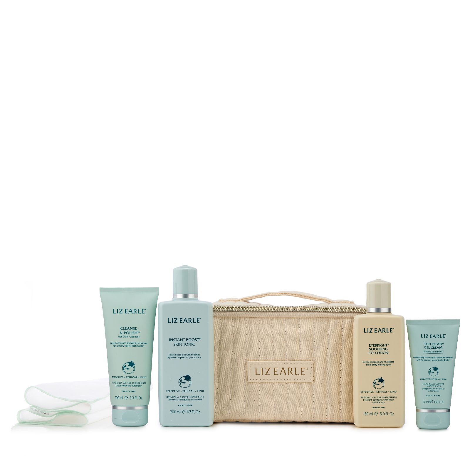 Liz Earle 4 Piece Complete Face and Eyecare Collection