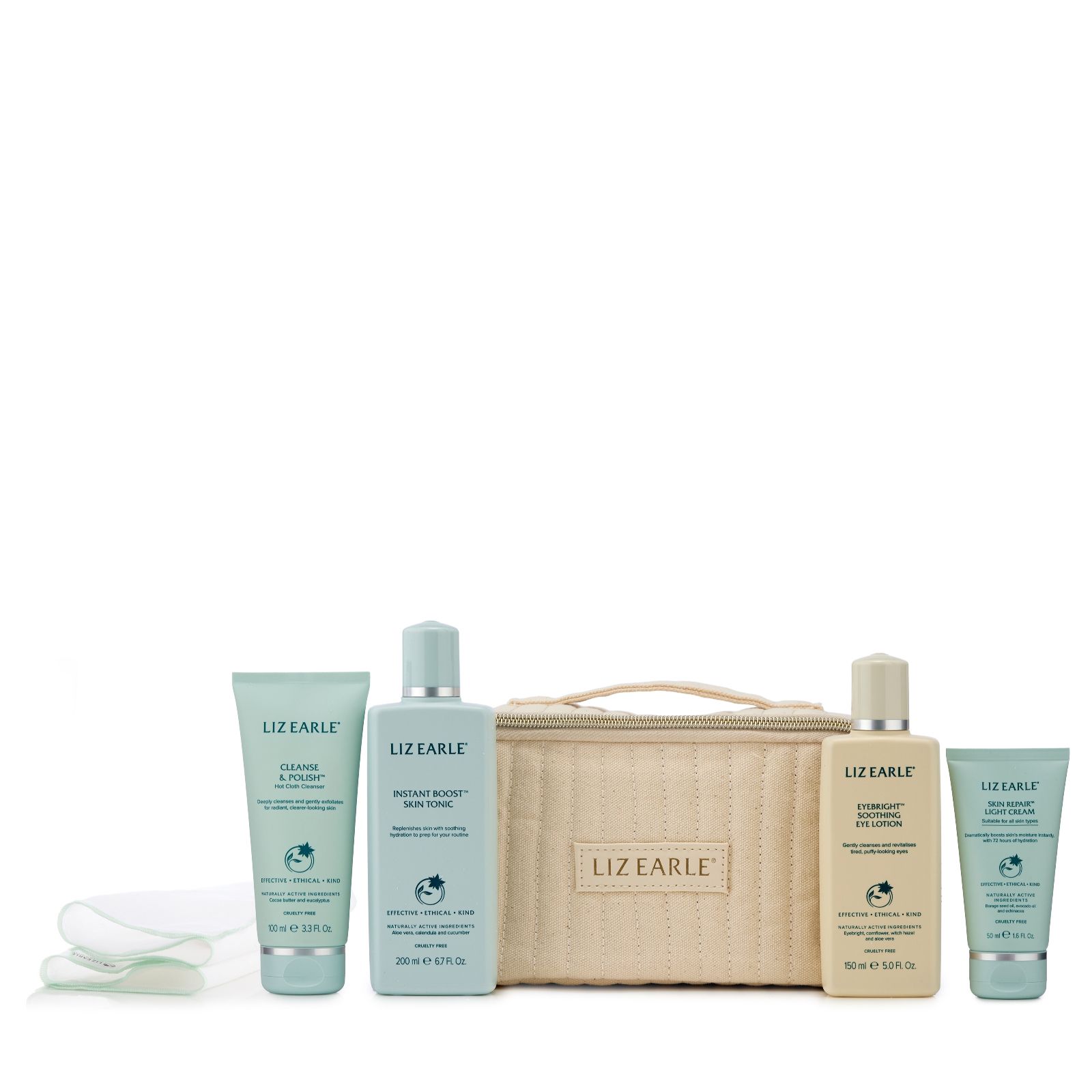 Liz Earle 4 Piece Complete Face and Eyecare Collection