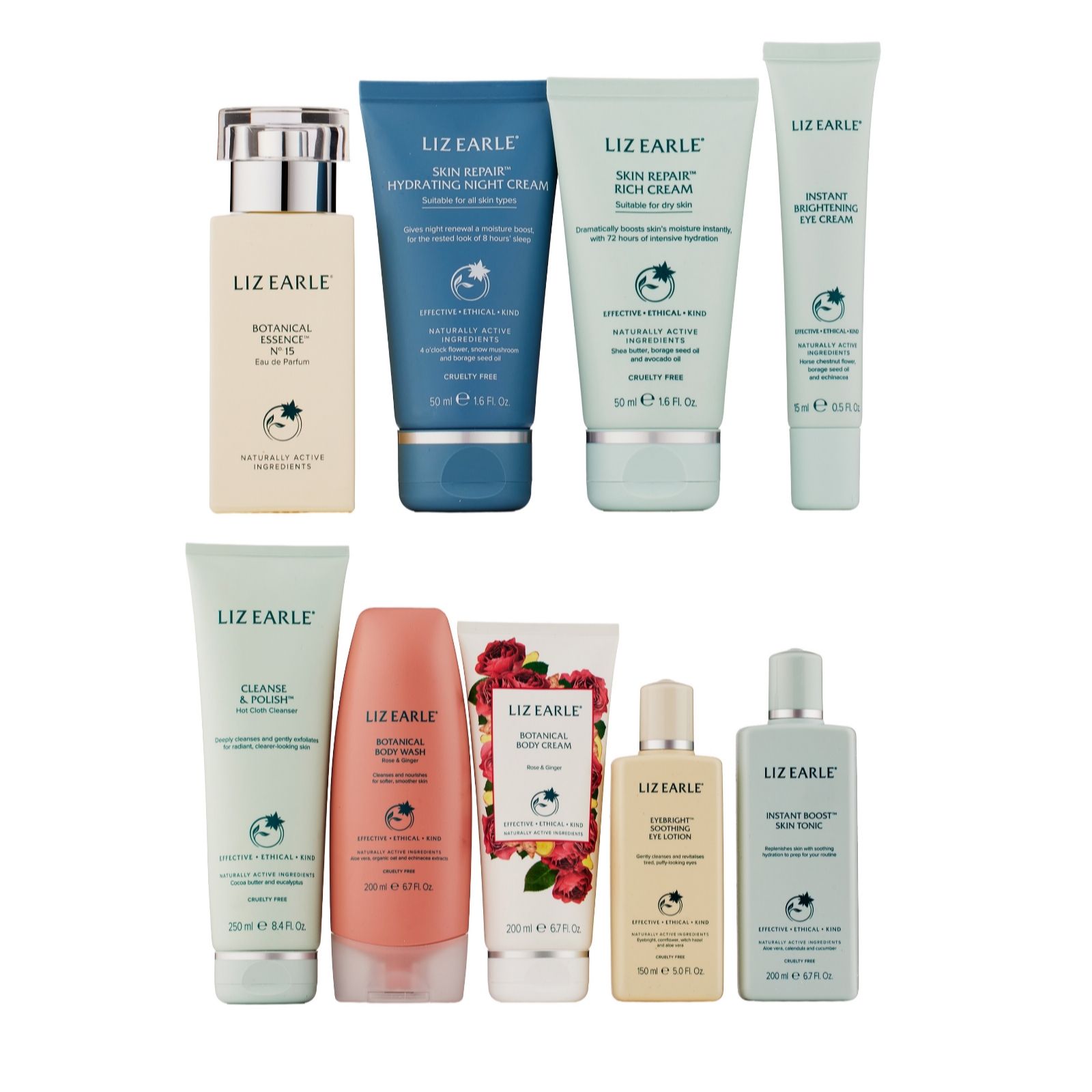 Liz Earle The Ultimate 9 Piece Face and Body Fragrance Collection